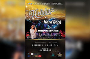 Read more about the article Jordin Sparks Joins the Gay Men’s Chorus of South Florida for “Holidays at Hard Rock Live!”