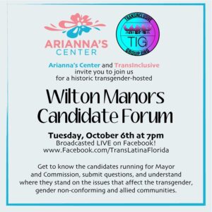Read more about the article Arianna’s Center and TransInclusive Wilton Manors Candidate Forum