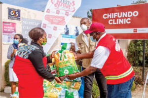 Read more about the article 12,000 Food Parcels Reach AHF Africa Clients