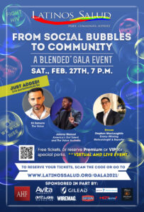 Read more about the article “From Social Bubbles to Community”: Latinos Salud’s “Blended” Anniversary Gala to Bring Guests to the Screen, Feature Live Talent, and Include a Special Announcement