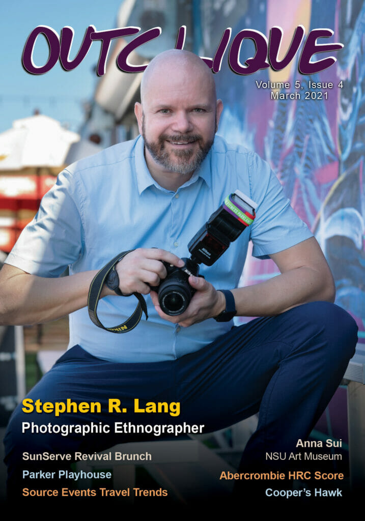 March 2021 Magazine Cover _ Stephen Lang on the cover with a camera in his hands