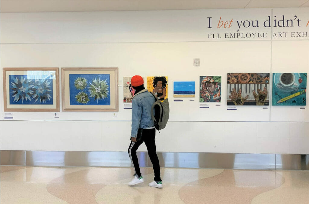 Art Exhibition at Airport