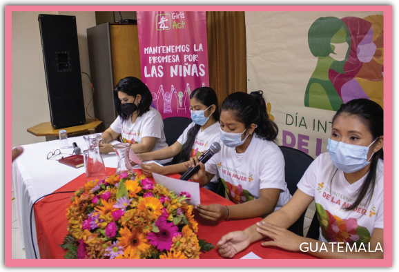 AHF_Women in Leadership_Girls Act members i n Guatemala