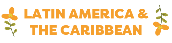 Graphic text reads Latin America & the Caribean