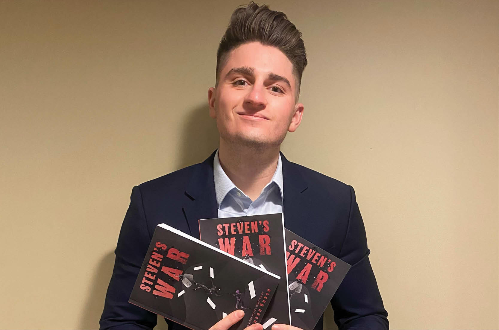 You are currently viewing Donovan Russo on Debut Book Steven’s War