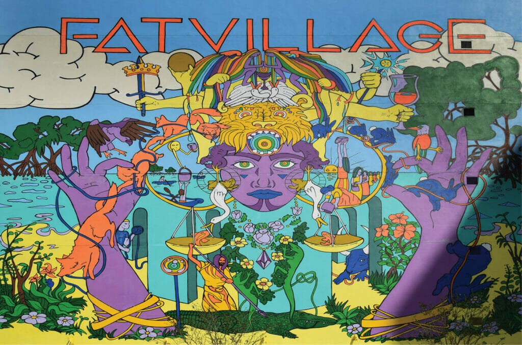 Fat Village Mural _ Wall Art at Fort Lauderdale’s Arts Districts