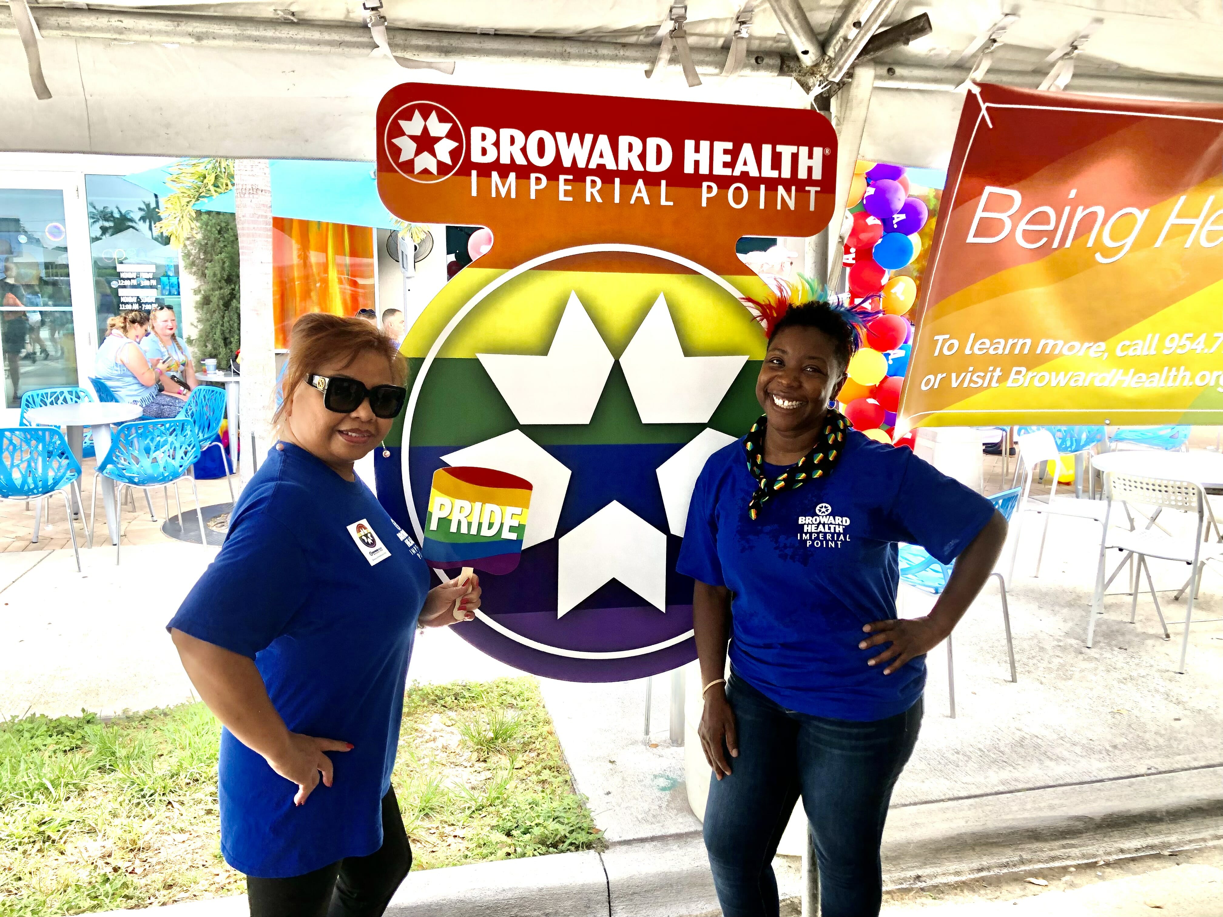 Read more about the article Broward Health Imperial Point Supports LGBTQ+ Community at Stonewall Pride Parade and Street Festival 