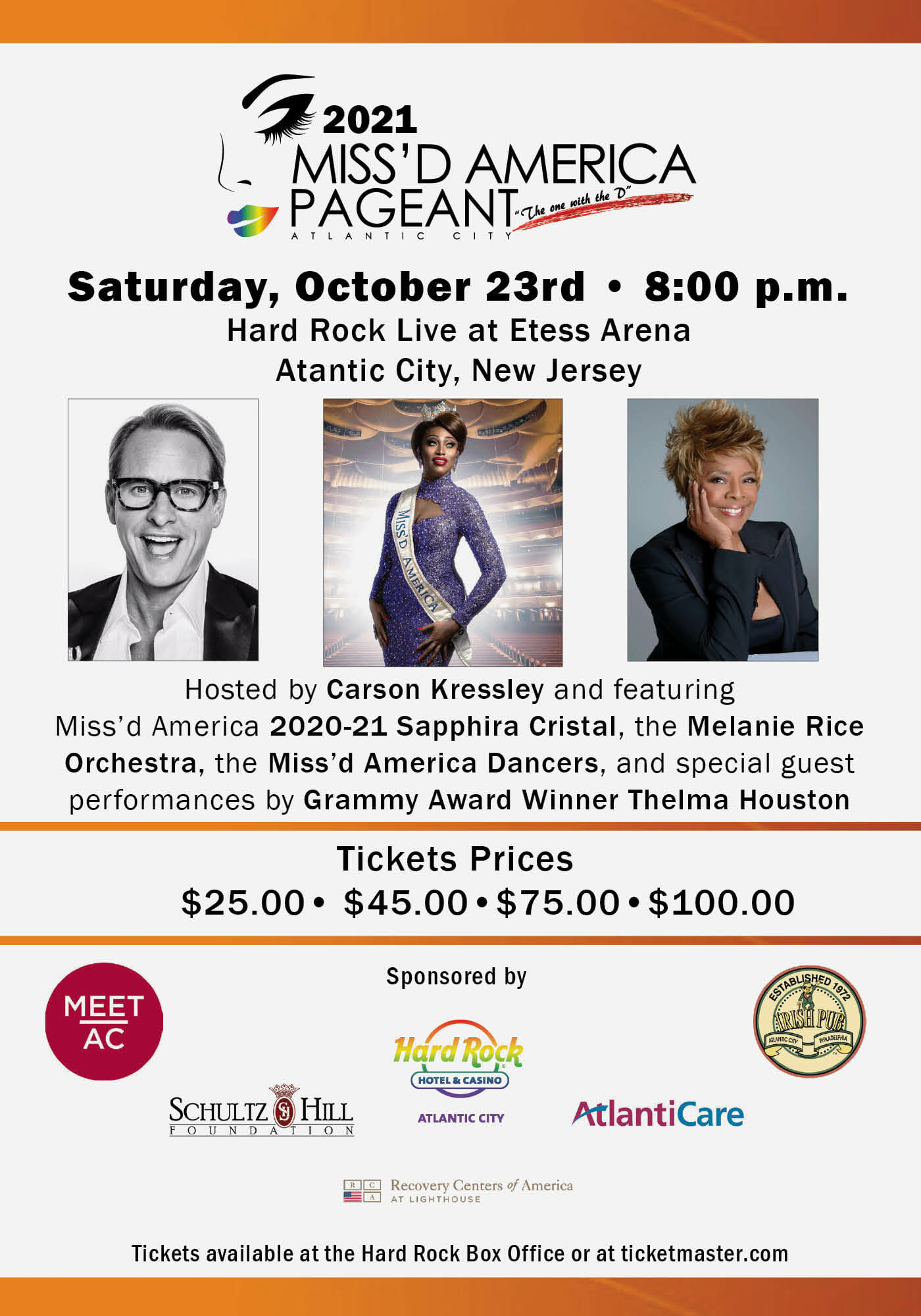 Read more about the article 2021 Miss’d America Pageant Celebrating its 30th Year Inside Expanded Venue of Hard Rock Live at Etess Arena