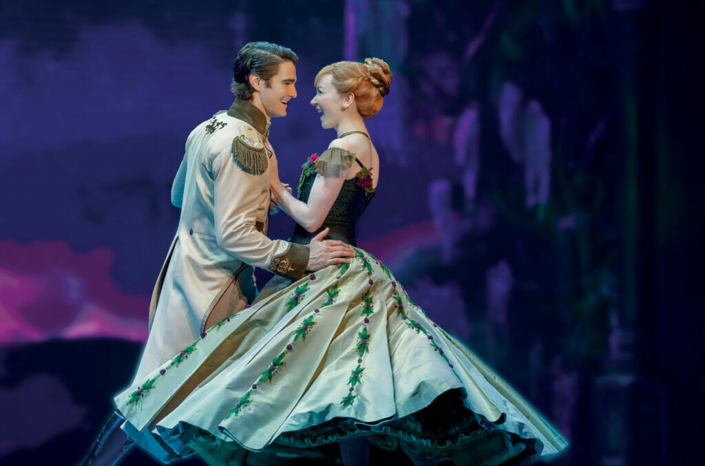 Frozen _ Austin Colby (Hans) and Caroline Innerbichler (Anna) in Frozen North American Tour