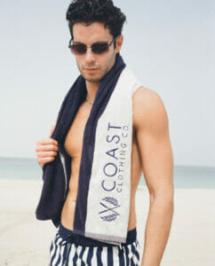 man at beach