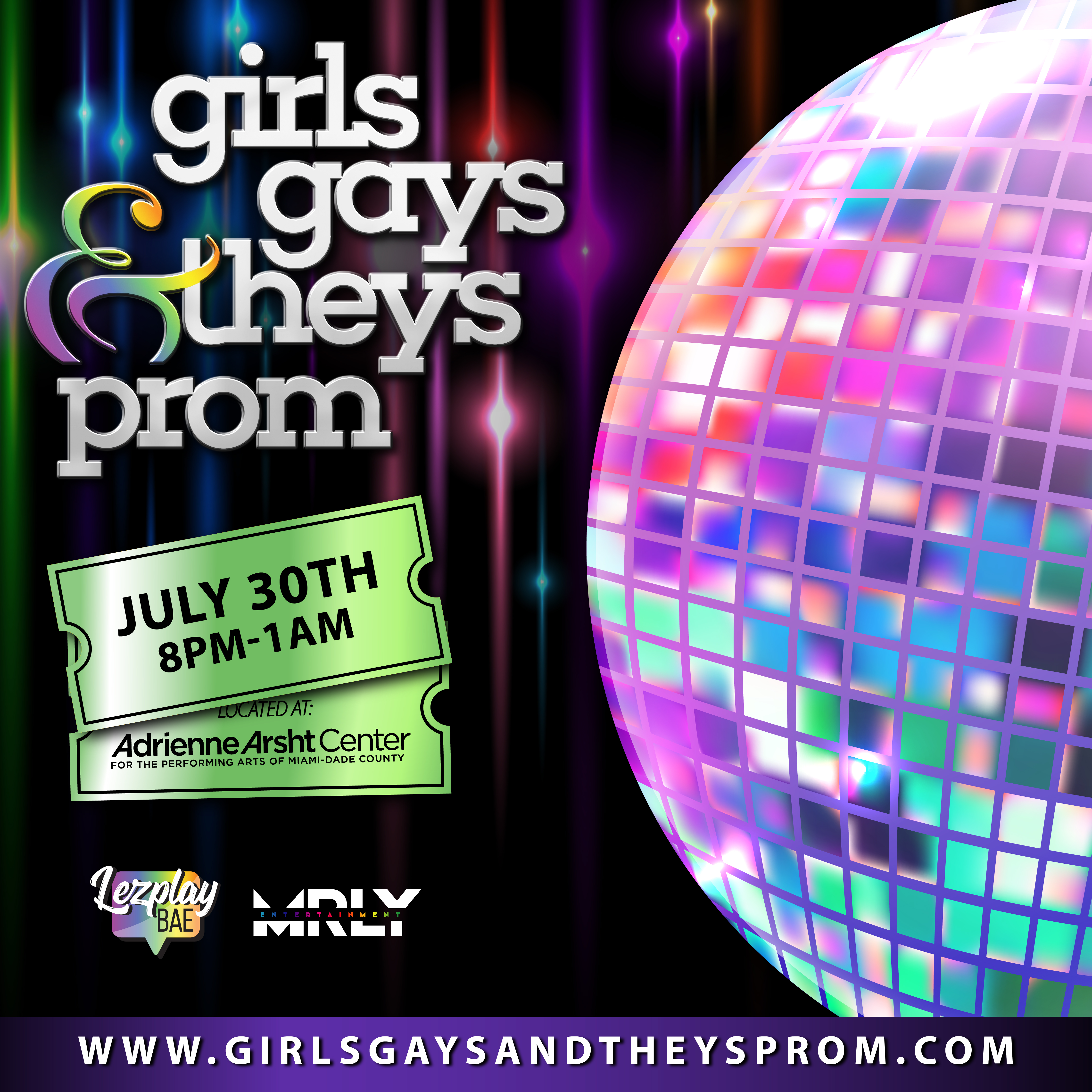 Read more about the article Lezplay Bae & Mrly Entertainment Presents Girls, Gays and Theys Prom