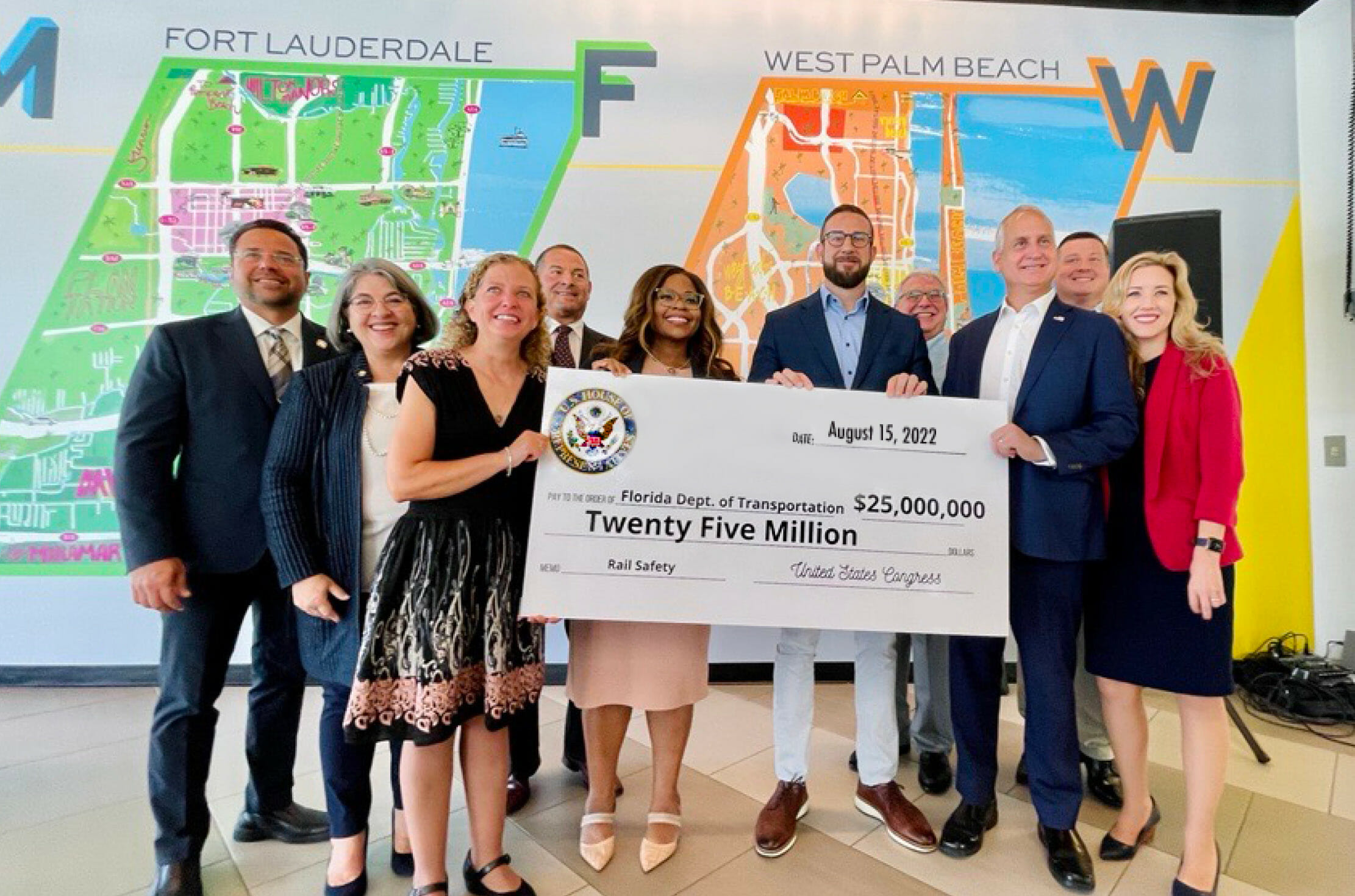 You are currently viewing Brightline Celebrates Federal RAISE Grant Award with Bipartisan Congressional Delegation
