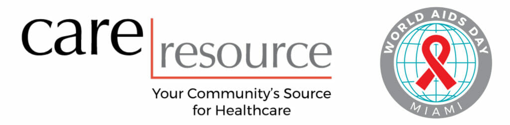 Care Resource and World AIDS Day Miami Logos