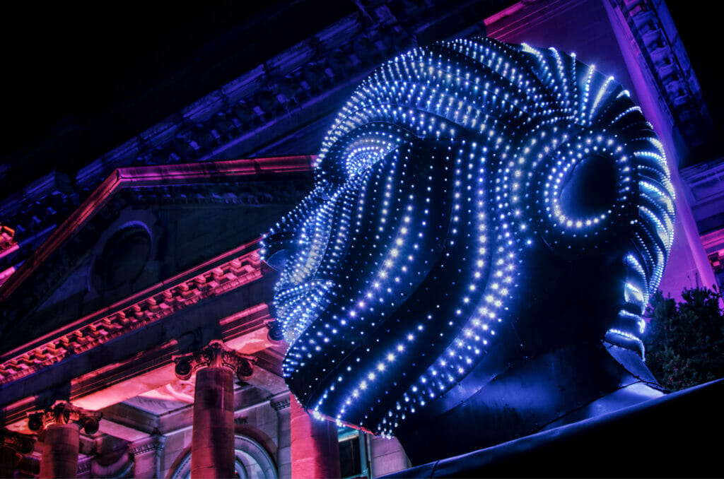 Talking Heads_ Limelight Projection Mapping