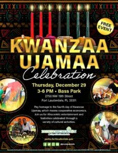 Read more about the article Bass Park Hosts Kwanzaa Ujamaa Celebration