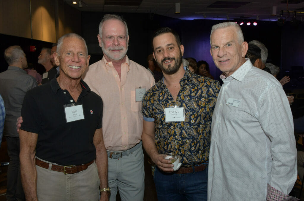 Our Fund_Tom Jones, Greg Kabel, Oscar Pastor and Ken Flick8643: Joseph Mahoney and Dick Schwarz