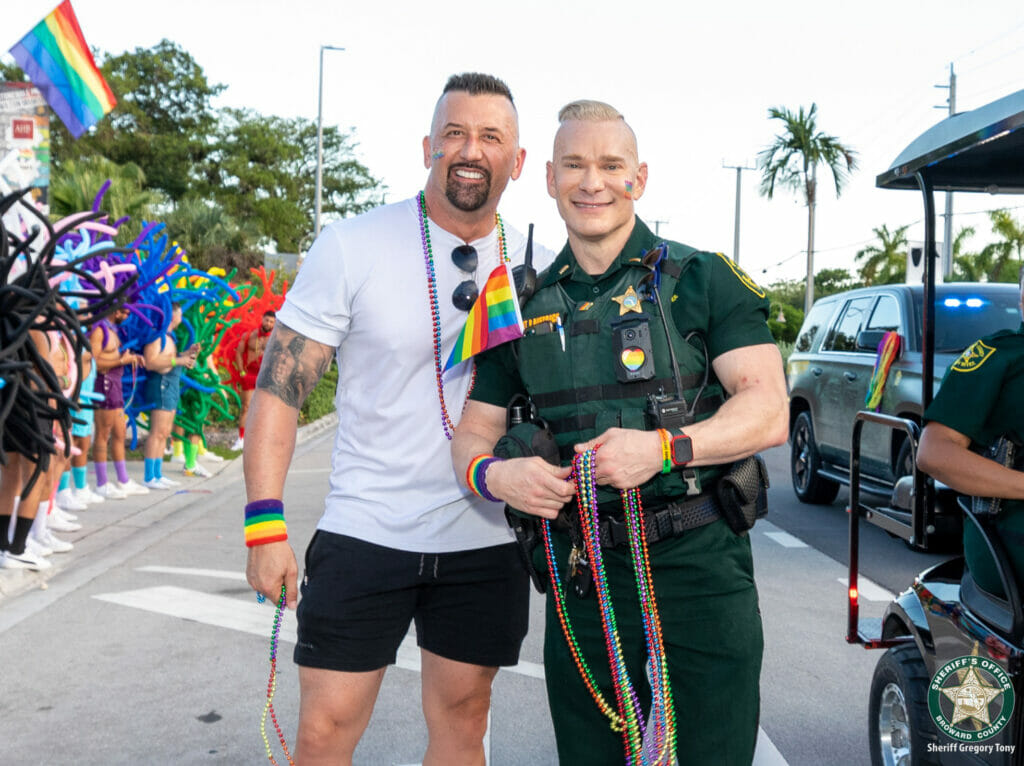 Sheriff Paul With his Partner