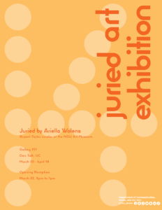 Read more about the article NSU Art + Design Presents the 14th Annual Juried Student Art Exhibition Opening Reception March 22, 2023