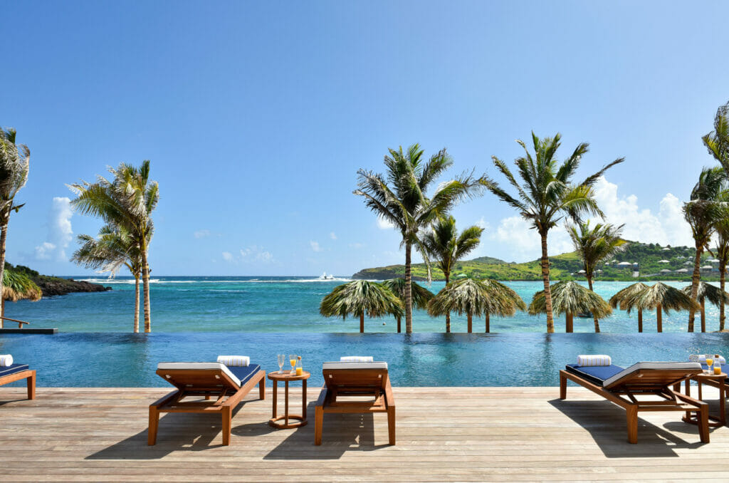 Rosewood Le Guanahani Hotel Photo of the pool and beach