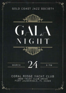 Read more about the article Gold Coast Jazz Gala Event – March 24, 2023