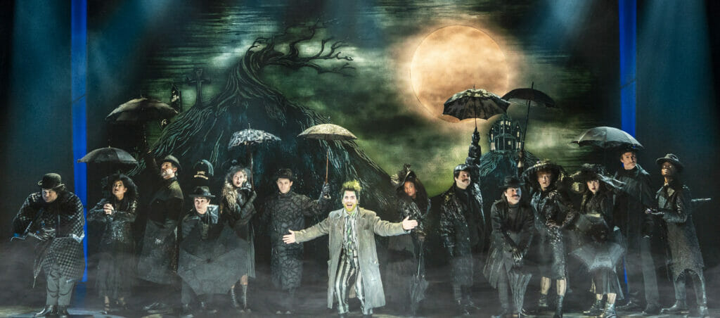 Justin Collette (Beetlejuice) and Tour Company of Beetlejuice