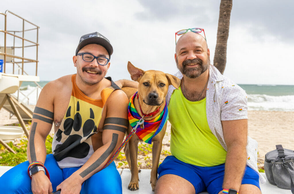 Visit Lauderdale_ Gay couple on the beach_Pride