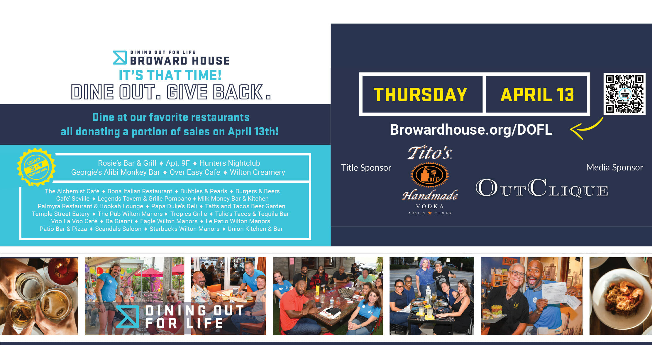 Read more about the article Broward House Presents Dining Out For Life®