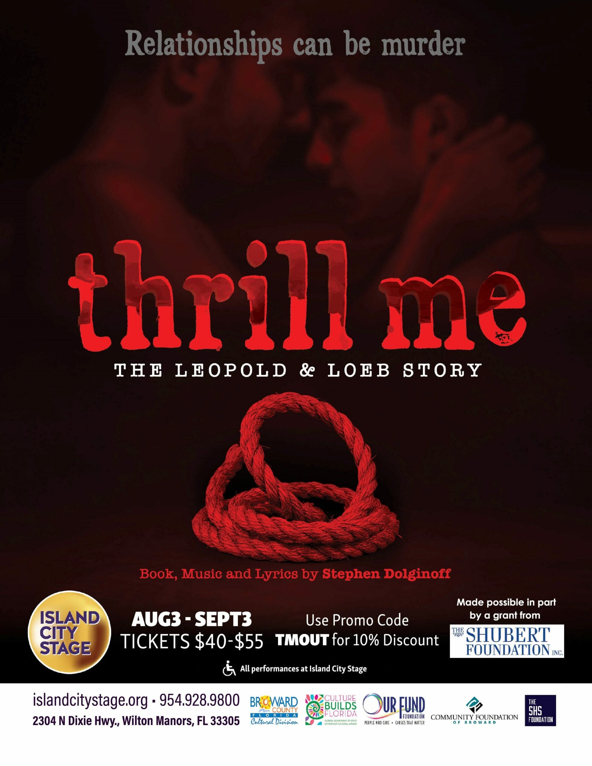 Thrill Me: The Leopold &amp; Loeb Story - https://www.outclique.com