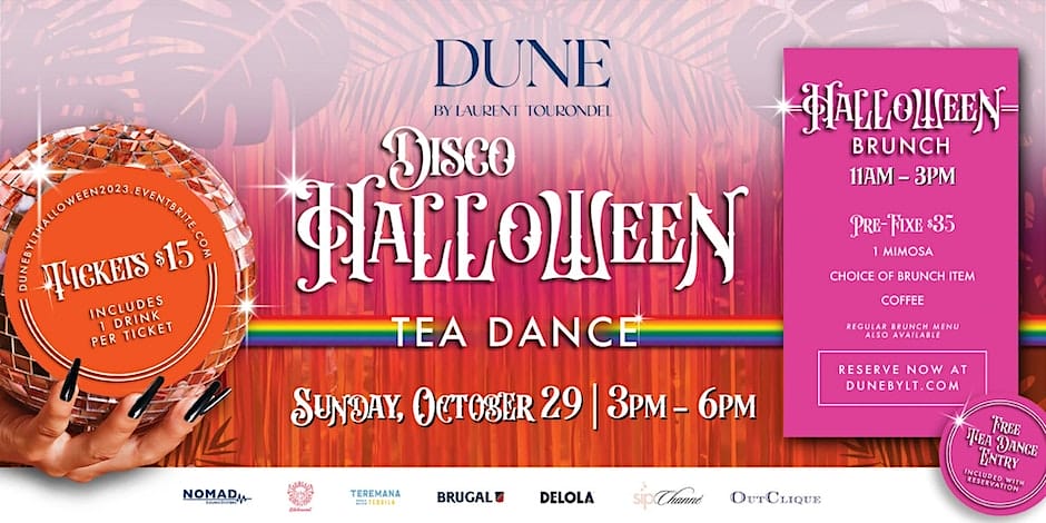 Read more about the article DUNE by LT 2023 Disco Halloween Tea Dance – Tickets Available NOW
