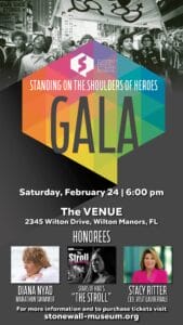 Read more about the article Stonewall Gala 2024 – Standing on the Shoulders of Heroes