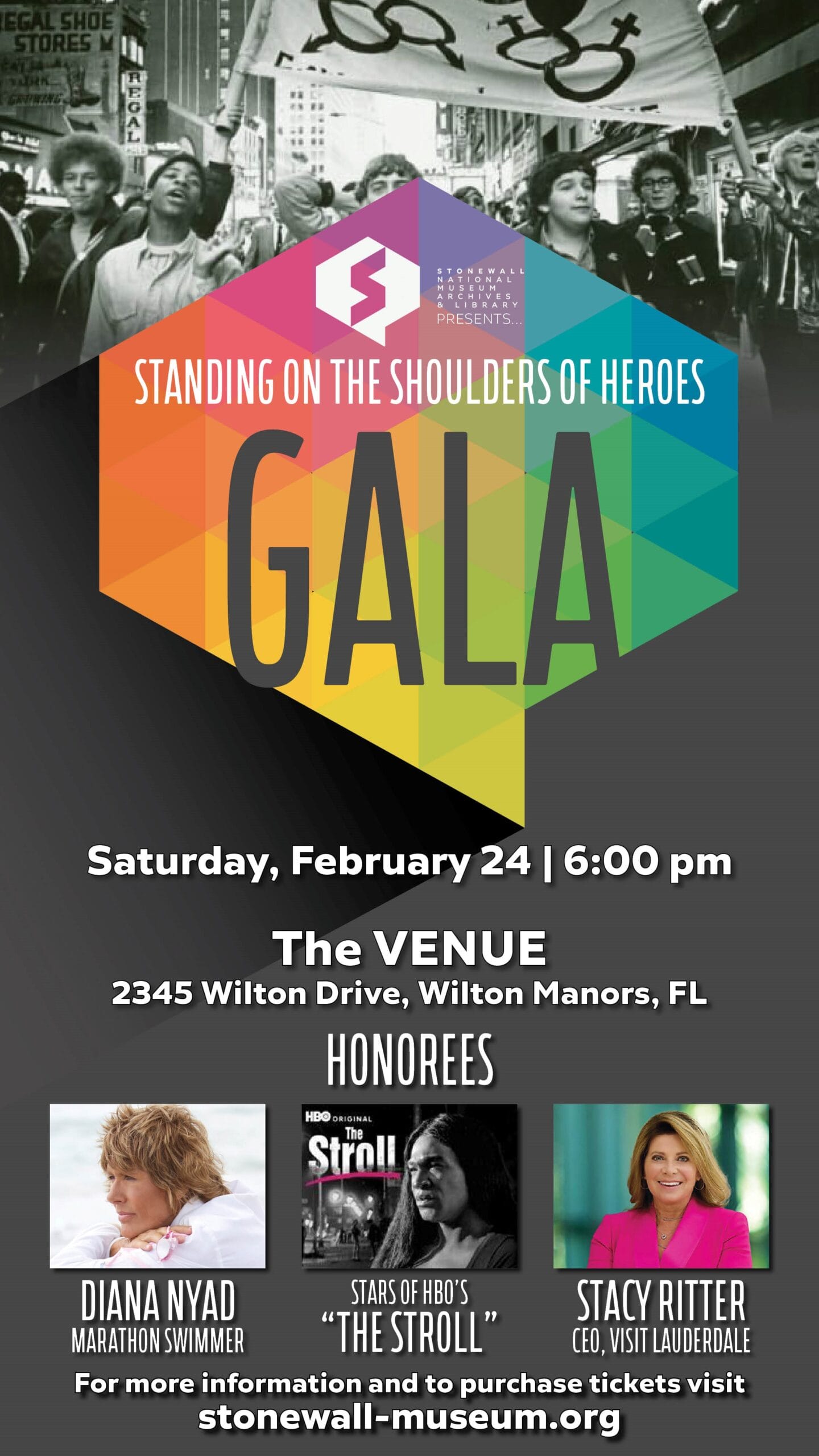 Read more about the article Stonewall Gala 2024 – Standing on the Shoulders of Heroes