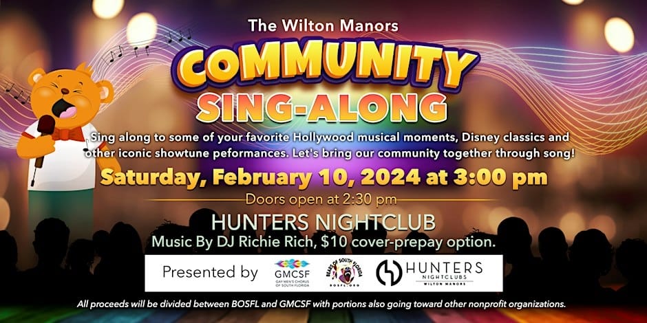 Read more about the article The Wilton Manors Community Sing-Along Returns February 10th