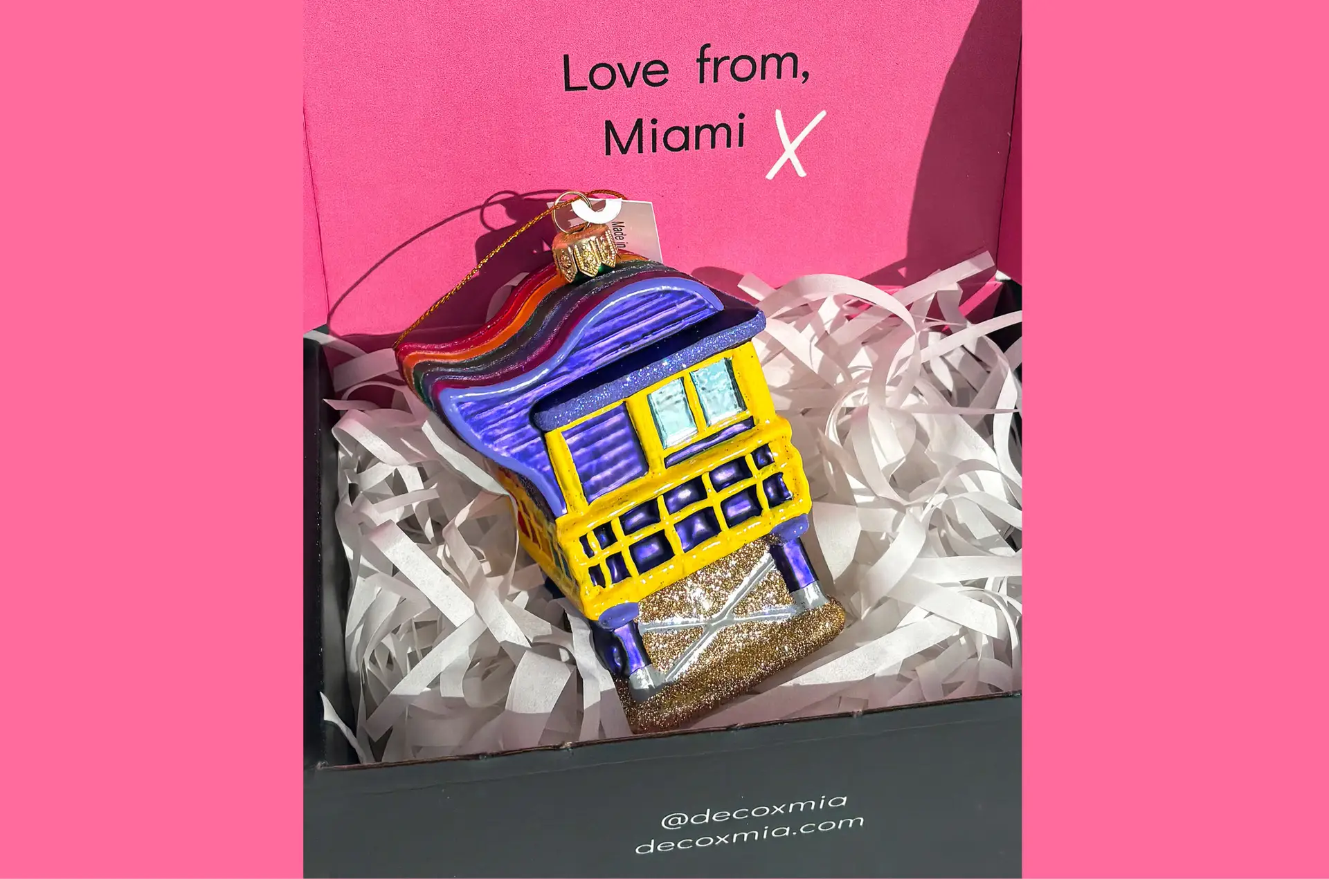 Read more about the article DECO X MIA Celebrates the LGBTQ+ Community With Launch of Miami Beach Pride Lifeguard Tower Ornament