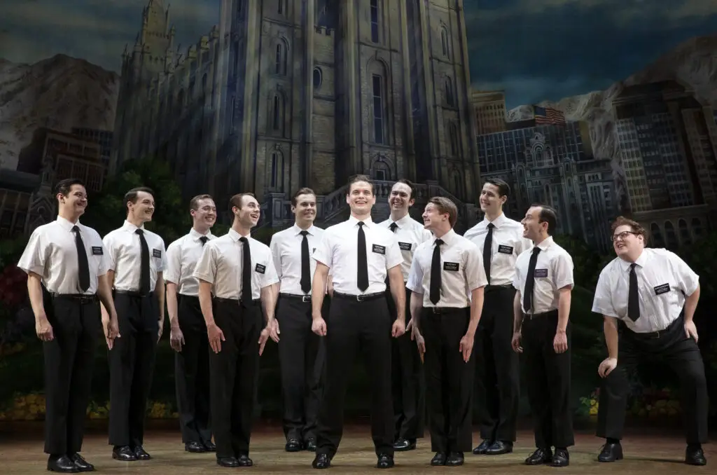 Sam McLellan and company in THE BOOK OF MORMON North American tour