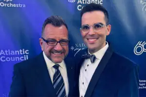 Read more about the article Symphony of the Americas’ Executive Steven Haines joined POPS Conductor Luke Frazier at the Closing 75th Anniversary Gala of the NATO Summit