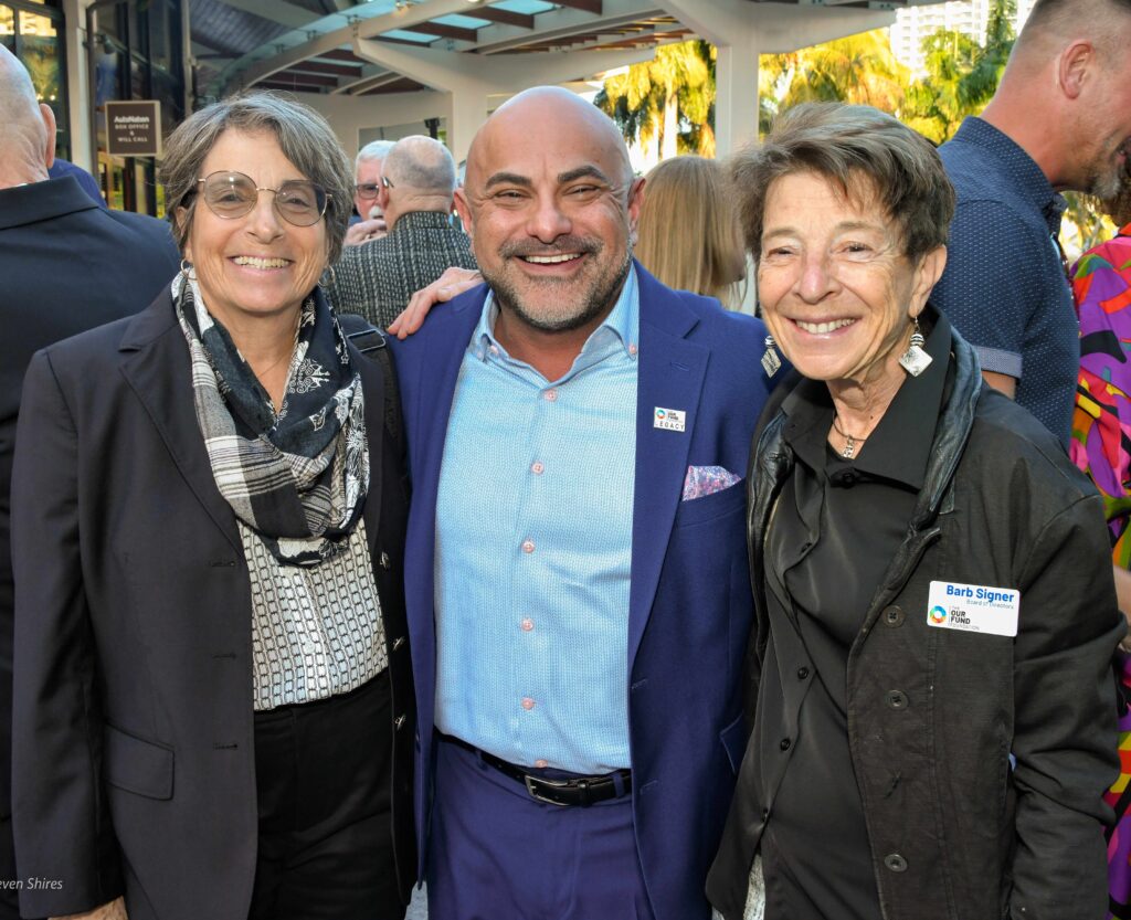 Sue Wilder, Angel Burgos and Barb Signer