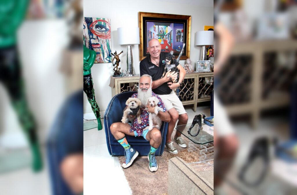 Don & Marc with dogs