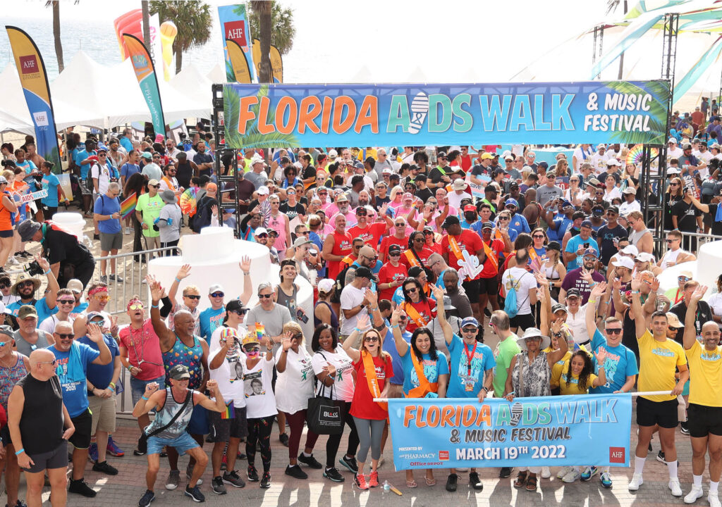 FAW _ Attendees at the Florida AIDS Walk