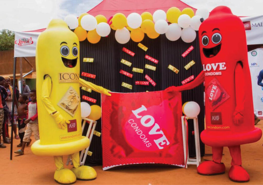 AHF_LOVE and ICON Gold Condoms