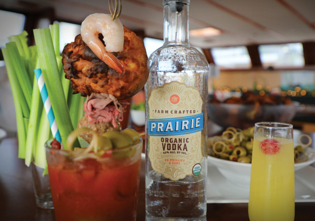 Argo Navis _ Vodaka Bottle and Shrimp cocktails