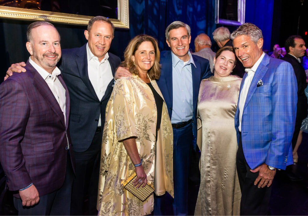 BrowardCenter_ (L-R) George LeMieux, Kurt Zimmerman, Brooke Lochrie, Robert Lochrie, Patty Hooley Zimmerman, Richard Welch (Photo: Ryan Pinder)