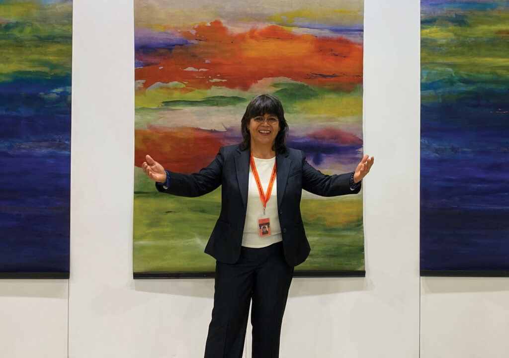 Claudia Florence Biennale With All Artwork