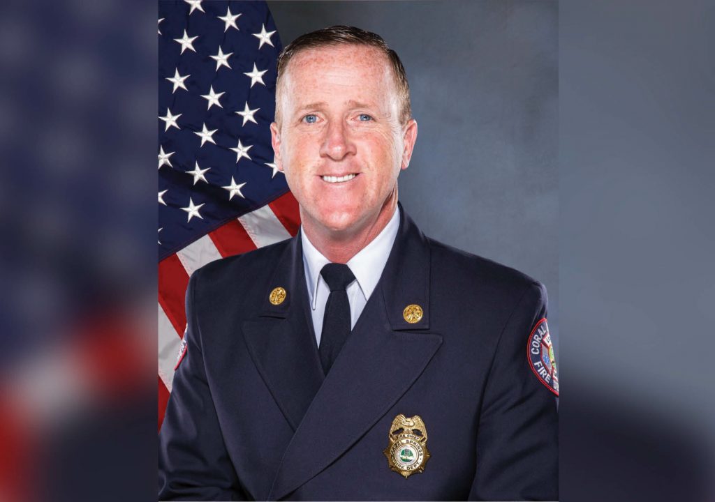 CoralSpringsFireDepartment _ Photo of Coral Springs Fire Chief Mike McNally in uniform