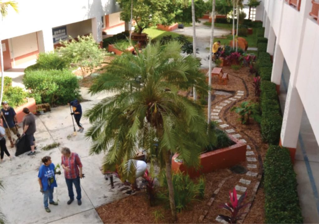 Equality Garden Club_Aerial view of the Butterfly Garden Atrium