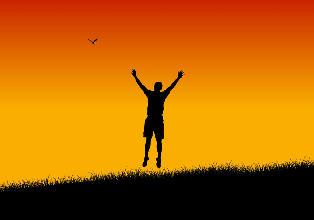 Jumping man