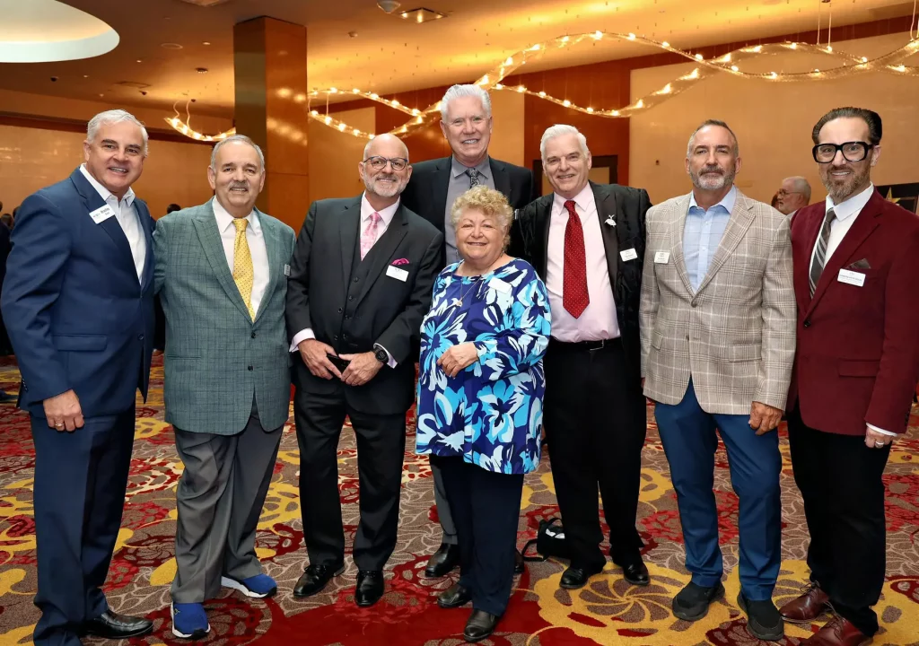 GMCSF-Non-Profit Award_GMCSF Leadership: (L-R) Bradley Bush, Tony Corrente, Mark B. Kent, Mayor Judy Paul, Kerry Waldee, Fred Boykin, Robert M. Beaulieu, Edward Otto Zielke