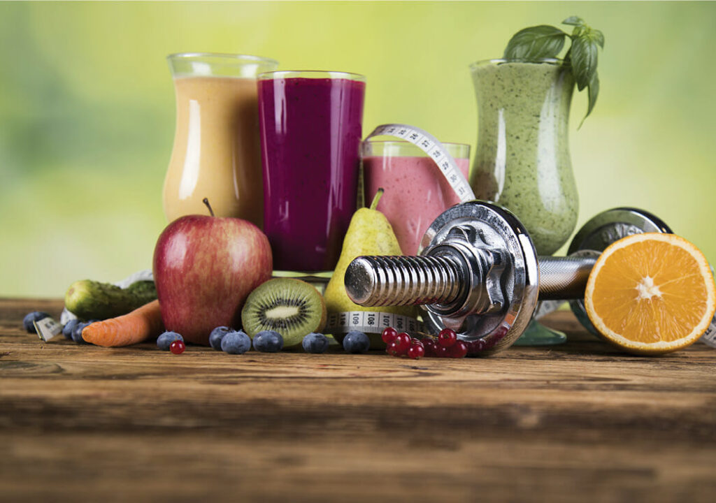Milk shakes, sport and fitness