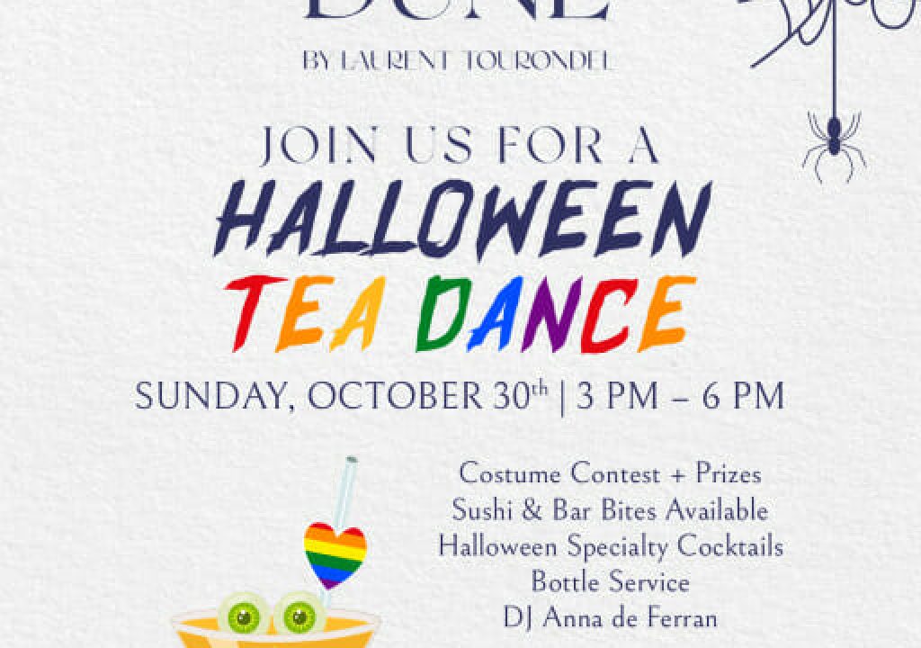 Dune Halloween Tea Dance Poster