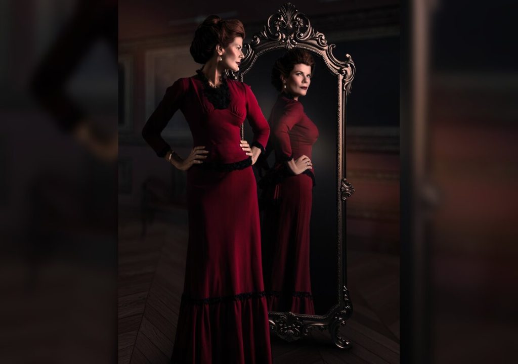 Mia Matthews stars as Regina in Island City Stage’s production of Little Foxes