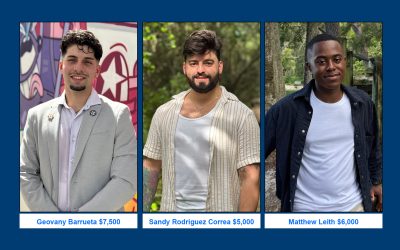 Latinos Salud-Scholarship-Geovany Barrueta, Sandy Rodriguez Correa, Matthew Leith